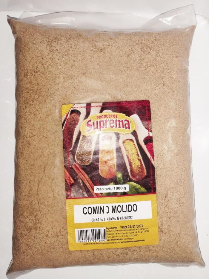 Distribuidora de productos para restaurante marca Suprema, Comino Molido