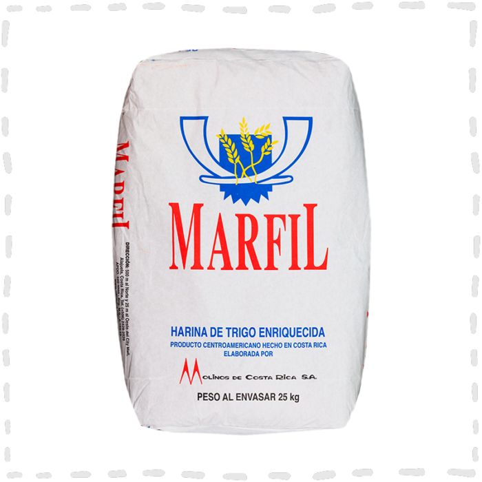 Distribuidora de productos para restaurante marca Marfil, Harina