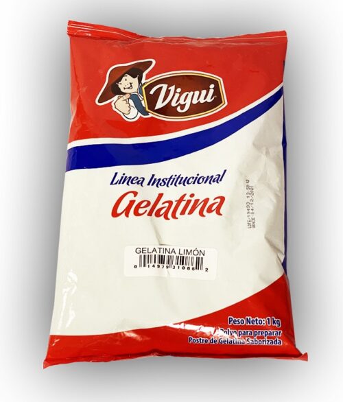 Distribuidora de productos para restaurante marca Vigui, Gelatina