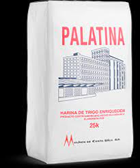 Distribuidora de productos para restaurante marca Palatina, Harina