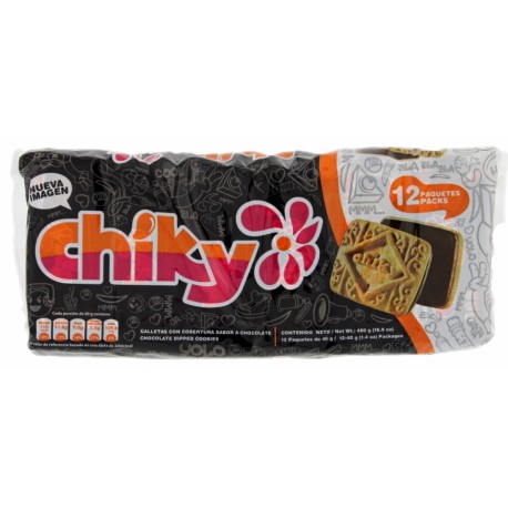 Distribuidora de productos para restaurante marca Chiky, galleta chocolate