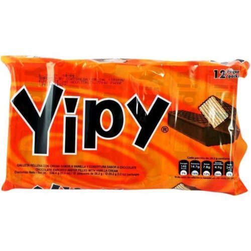 Distribuidora de productos para restaurante marca Yipy, galleta chocolate