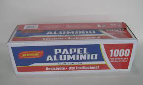 Distribuidora de productos para restaurante marca Aluminé, Papel Aluminio