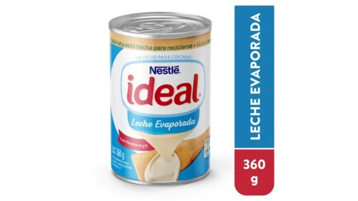 Distribuidora de productos para restaurante marca Nestle, Leche evaporada