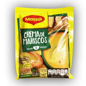 Distribuidora de productos para restaurante marca Maggi, crema de mariscos