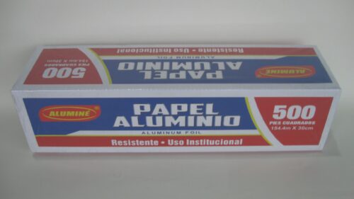 Distribuidora de productos para restaurante marca Aluminé, Papel Aluminio